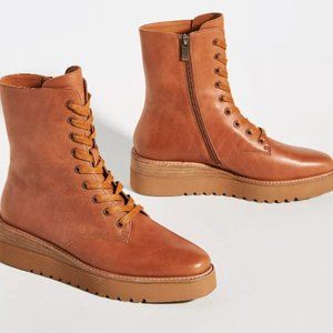 Anthropologie Silent D Udana Lace-Up Boots
